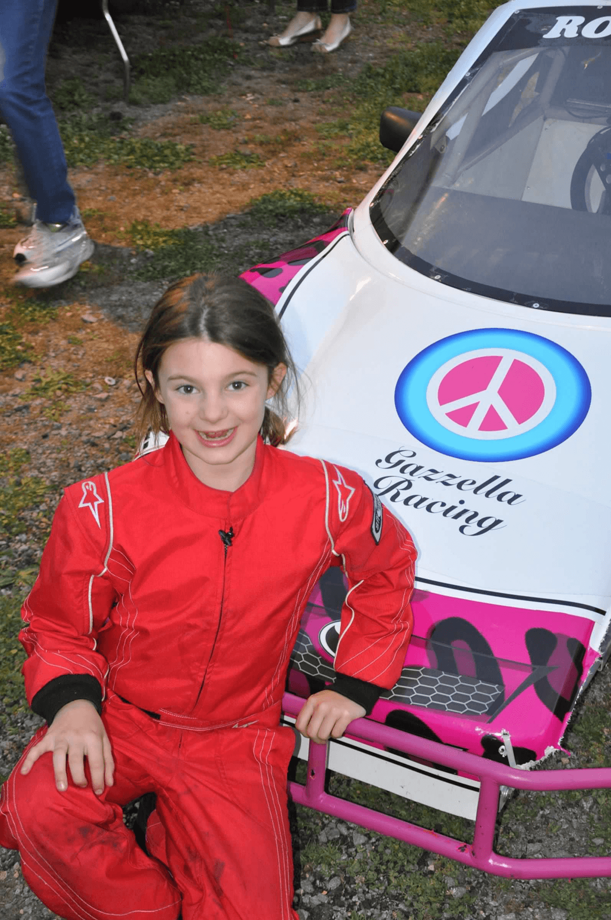 Isabella Robusto learning her craft on track