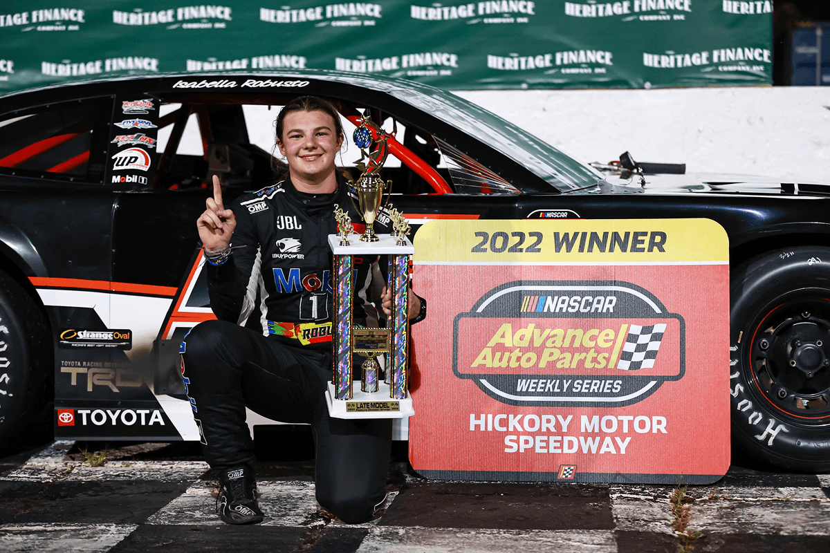 Isabella Robusto racing hard for position