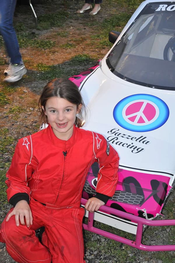 Isabella Robusto starting her racing career in go-karts