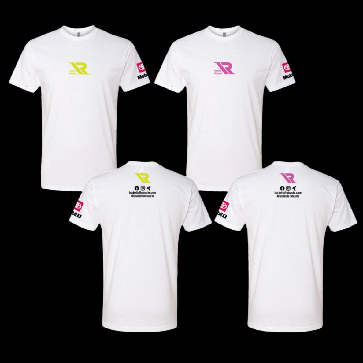 IR Short Sleeve- T-Shirt 2025 (White) – Isabella Robusto Racing